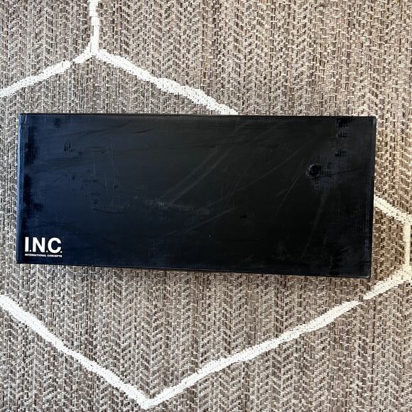 INC International Concepts Saveria Gold Bling Boots Sz 5M - Picture 2 of 7